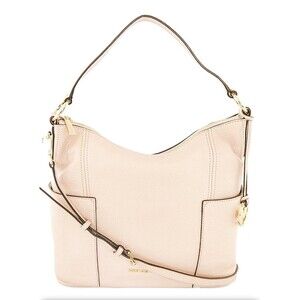 Michael Kors MK Anita Medium Shoulder Hand Bag Purse Pink/Ballet